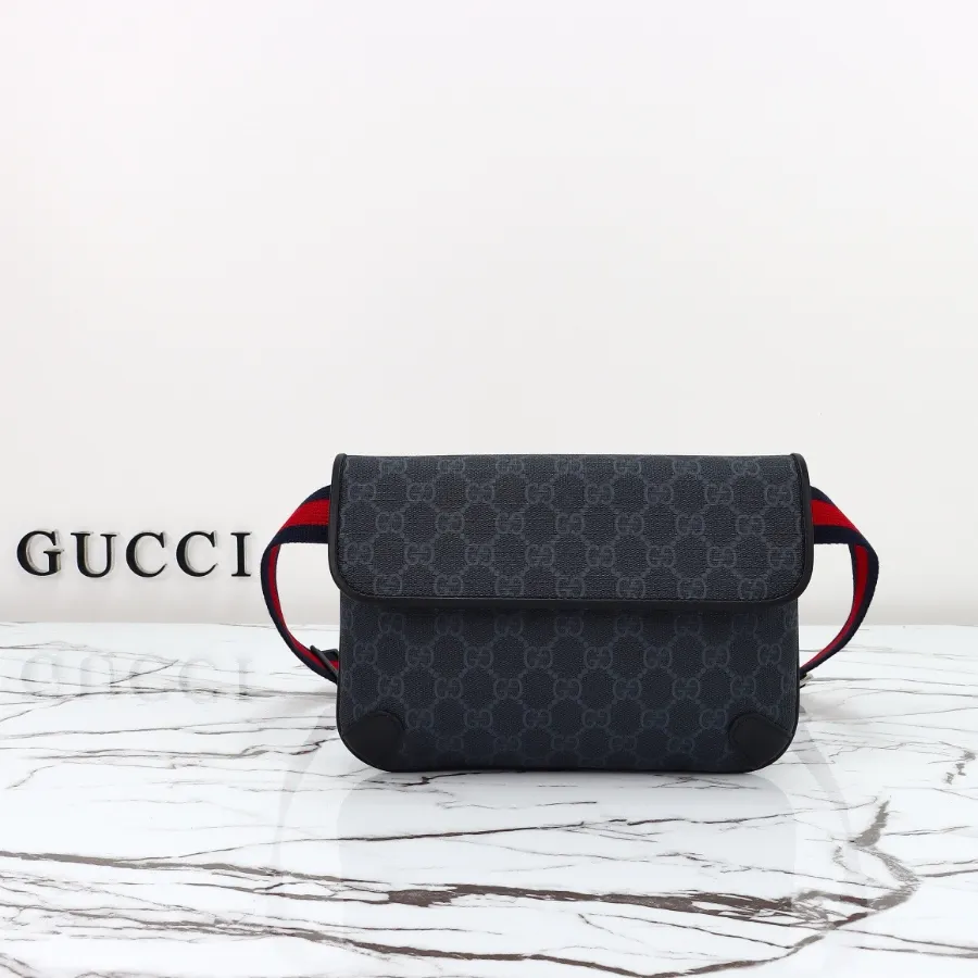 GG Black small 벨트백 #792091 .JPG