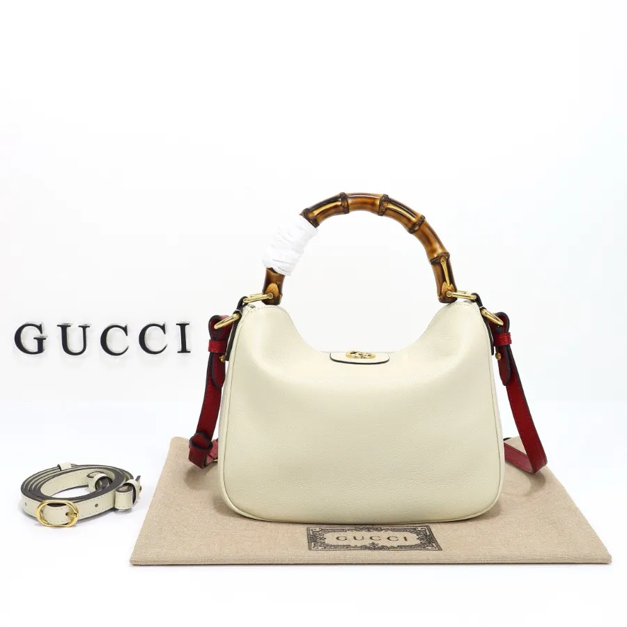 GUCCI 다이애나 스몰 숄더 화이트 #746251.JPG