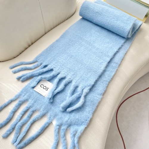 COS 퍼프리 fringe 머플러