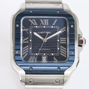 Cartier Santos de Cartier Large Men`s Watch 까르띠에 산토스 드 까르띠에 라지사이즈 스틸밴드 39.8mm