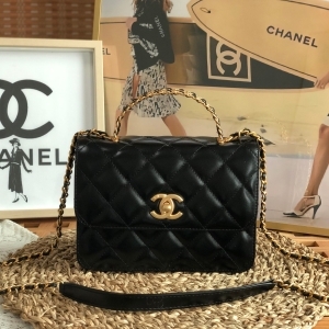 Chanel 샤넬 탑핸들 미니 플랩백 20cm (2색)