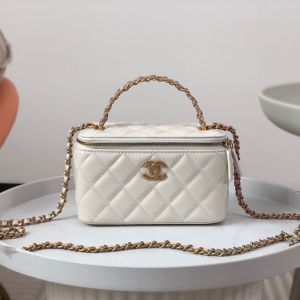 Chanel 샤넬 탑핸들 코스메틱 케이스 16cm (3색)