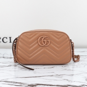 Gucci 구찌 2024 GG 마몽 스몰 마틀라세 숄더백 24cm (2색) (1월)
