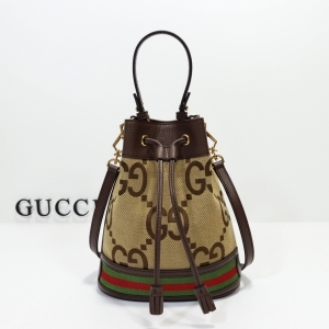 Gucci 구찌 2023 오피디아 점보 GG 버킷백 26cm (12월)