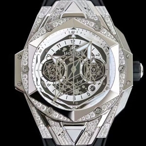 HUBLOT BIG BANG SANG BLEU II DIA TITANIUM 위블로 빅뱅 상블루 II 다이아 티타늄