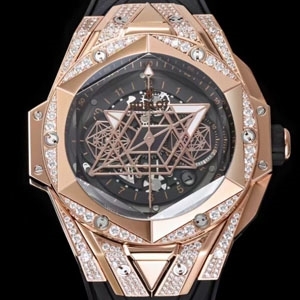HUBLOT BIG BANG SANG BLEU II GOLD DIA TITANIUM 위블로 빅뱅 상블루 II 골드 다이아 티타늄