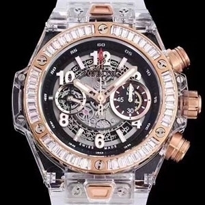 Hublot 위블로 Big Bang Unico Magic Sapphire Ref. 411.JX.1170.RX  빅뱅 유니코 매직 사파이어 45mm