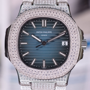 Patek Philippe Nautilis 40y Special Edition ALL Diamond - 파텍필립 노틸러스 40주년기념 올다이아 브레이슬릿 