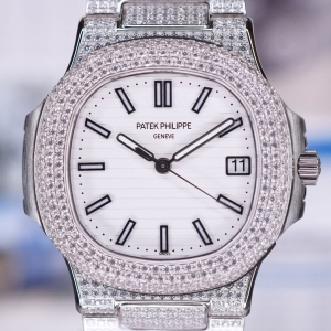 Patek Philippe Nautilis 40y Special Edition ALL Diamond - 파텍필립 노틸러스 40주년기념 올다이아 브레이슬릿 