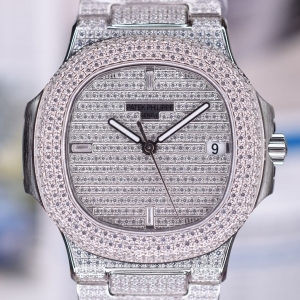 Patek Philippe Nautilis 40y Special Edition ALL Diamond - 파텍필립 노틸러스 40주년기념 올다이아 브레이슬릿 