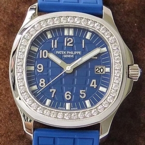 Patek Philippe Aquanaut Lady Watch Quartz SS/JEWEL 파텍필립 아쿠아넛 여성용쿼츠 다이아버젼 