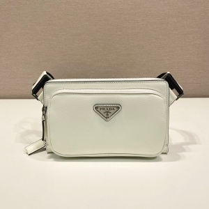 Prada 프라다 2023 사피아노 벨트백 21cm (2색) 2VH156