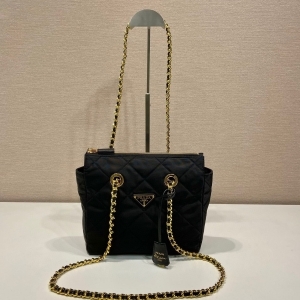 Prada 프라다 2023 포코노 퀼팅 체인 숄더백 25cm (3색) 1BG468