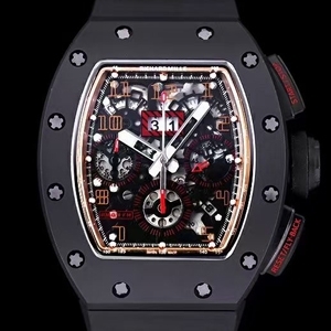 Richard Mille 리차드 밀 Skeletonzed Chronograph Automatic 스켈레톤즈 크로노그래프 RM 011-FM 50*40mm