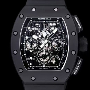 Richard Mille 리차드 밀 Skeletonzed Chronograph Automatic 스켈레톤즈 크로노그래프 RM 011-FM 50*40mm