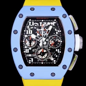 Richard Mille 리차드 밀 Skeletonzed Chronograph Automatic 스켈레톤즈 크로노그래프 RM 011-FM 50*40mm