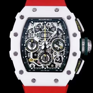 Richard Mille 리차드 밀 Skeletonzed Chronograph Automatic 스켈레톤즈 크로노그래프 RM 011-FM 50*40mm