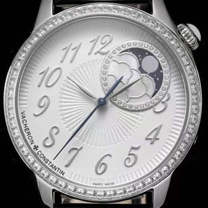 Vacheron constantin 바쉐론 콘스탄틴 ?G?RIE MOON PHASE ?G?RIE 문 페이즈 화이트아이얼 37mm