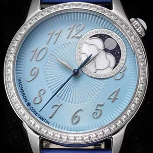 Vacheron constantin 바쉐론 콘스탄틴 ?G?RIE MOON PHASE ?G?RIE 문 페이즈 불루 다이얼 37mm