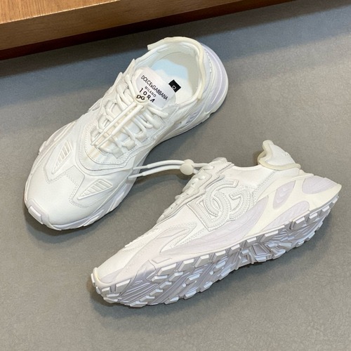 Dolce & Gabbana 돌체앤가바나 DG Cushion 남성 스니커즈 (화이트 & 블랙 믹스 디자인)