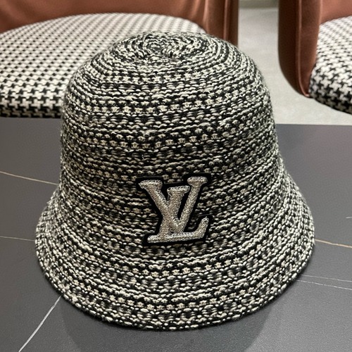 Louis Vuitton 루이비통 P110 Lv 로고 벙거지 모자
