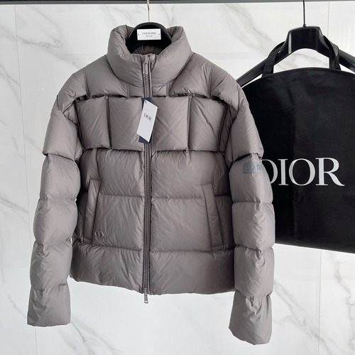 DIOR 디올 특급 패딩 블랙 테크니컬 가죽 효과 패딩 9715G80