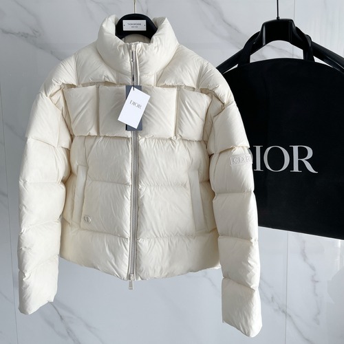 DIOR 디올 특급 패딩 블랙 가죽 필름 아우터 9715G80