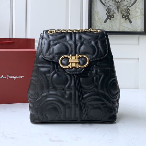 SALVATORE FERRAGAMO 살바토레 페라가모 FW2023 Gancini 로고 백팩