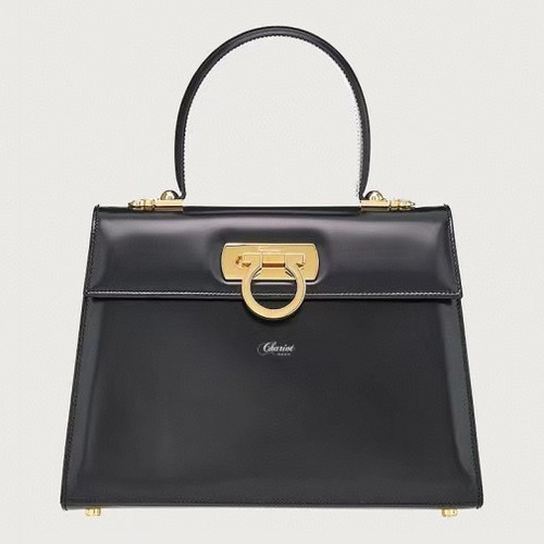 Ferragamo 살바토레 페라가모 FW2023 Gancino 블랙 토트백