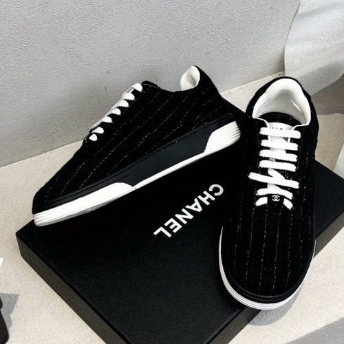 Chanel 샤넬 빈티지페브릭 레트로 스니커즈