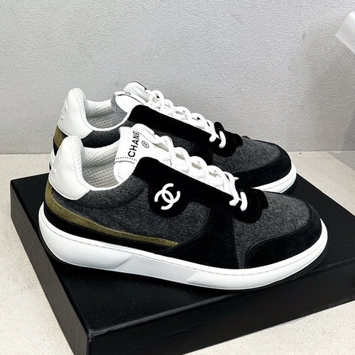 CHANEL 샤넬 2025 F/W 울 패브릭 레트로 스니커즈