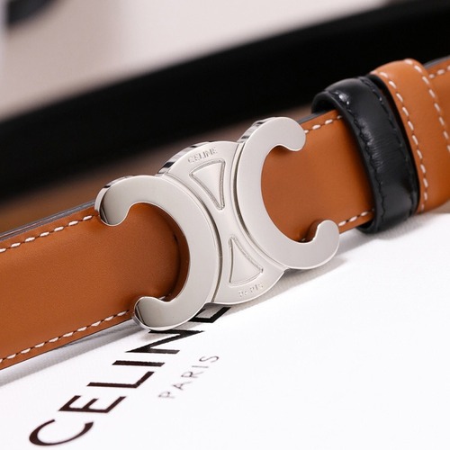CELINE 셀린느 트리옴프 25mm 여성 소가죽 벨트