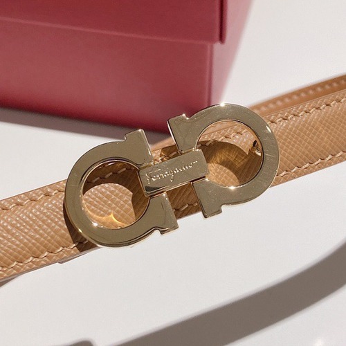 Salvatore Ferragamo 살바토레 페라가모 간치니 소가죽 슬림 벨트