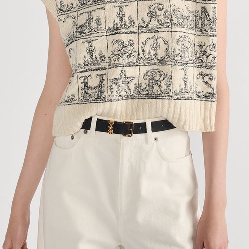 Dior 디올 러키 디올 루프 소가죽 벨트