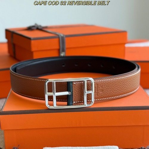 Hermes 에르메스 케이프 코드 리버서블 32mm 벨트