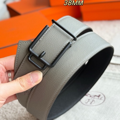 Hermes 에르메스 Volte face 양면 가죽 벨트 38mm