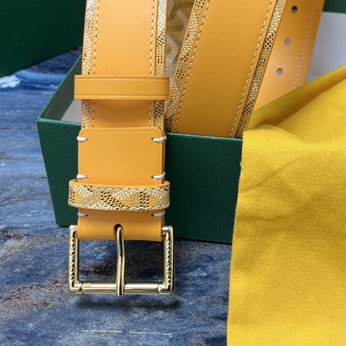 Goyard 고야드 옐로우 가죽 벨트