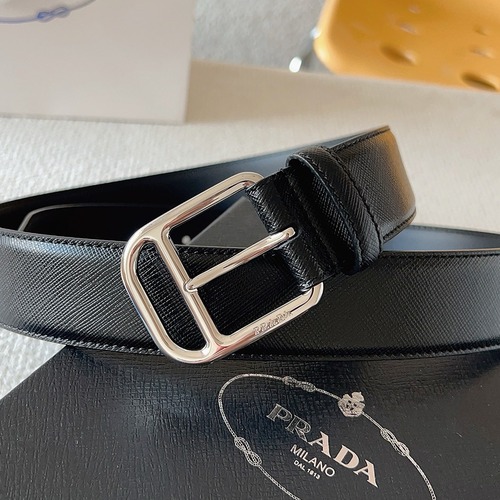 Prada 프라다 남성 가죽 벨트 35mm