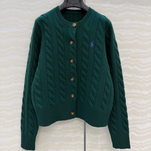 Ralph Lauren 케이블 니트 라운드 가디건