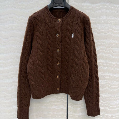 Ralph Lauren 케이블 니트 라운드 가디건