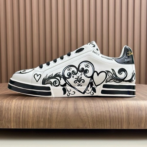 Dolce & Gabbana 돌체앤가바나 Portofino 소가죽 스니커즈