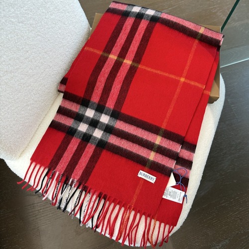 BURBERRY 버버리 클래식 체크 머플러 레드