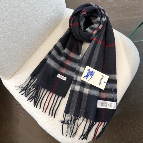BURBERRY 버버리 클래식 체크 머플러 네이비