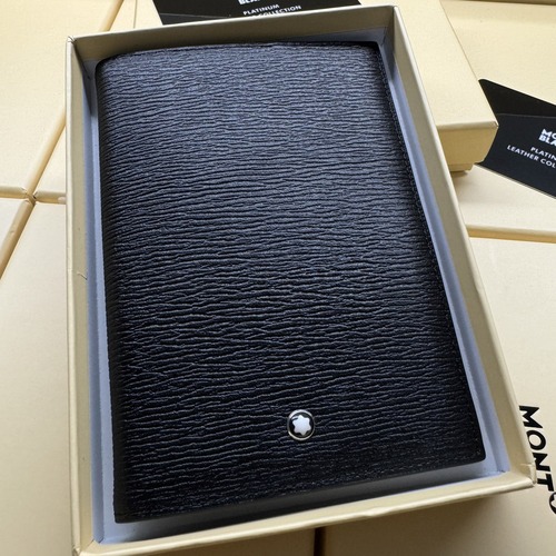MontBlanc 몽블랑 물결무늬 소가죽 여권지갑