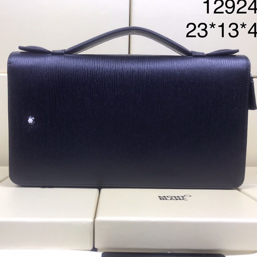 Montblanc 몽블랑 더블 핸들 클러치백 23cm