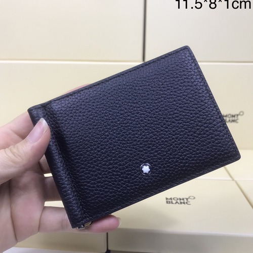 MONTBLANC 몽블랑 블랙 가죽 지갑