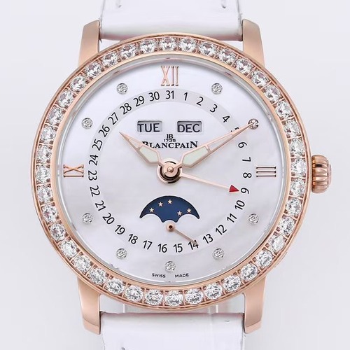 BLANCPAIN Villeret Moonphase Full Calendar Ladies Watch 블랑팡 빌레레 문페이즈 풀 캘린더 여성용 시계