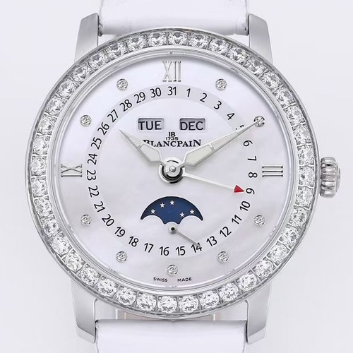 BLANCPAIN Villeret Moonphase Full Calendar Ladies Watch 블랑팡 빌레레 문페이즈 풀 캘린더 여성용 시계