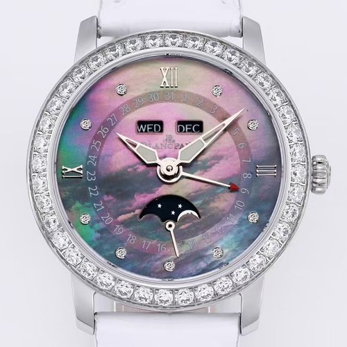 BLANCPAIN Villeret Moonphase Full Calendar Ladies Watch 블랑팡 빌레레 문페이즈 풀 캘린더 여성용 시계