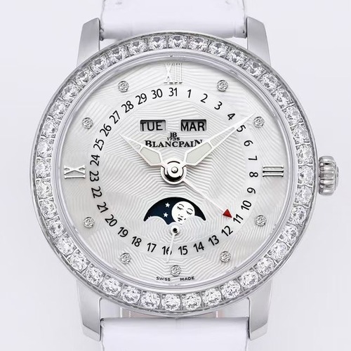 BLANCPAIN Villeret Moonphase Full Calendar Ladies Watch 블랑팡 빌레레 문페이즈 풀 캘린더 여성용 시계